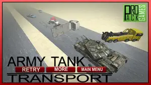 陆军坦克运输 - 真正的卡车司机模拟器截图3