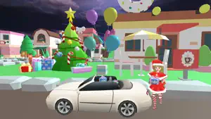 圣诞圣诞老人女孩开车截图2