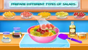 水果和蔬菜沙拉制造商截图2