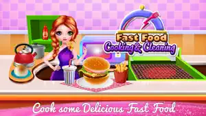 Fast Food Cooking and Cleaning截图1