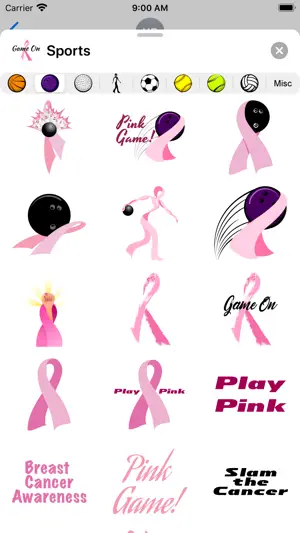 Breast Cancer Sport Ribbons截图1