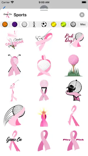 Breast Cancer Sport Ribbons截图2