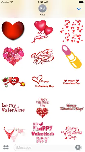 Animated Valentines Stickers截图2