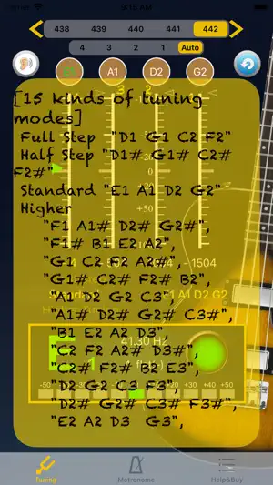 貝斯吉他調音器 - Bass Guitar Tuner截图4
