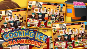 烹饪汉堡冰 - 游戏机食品汉堡截图3