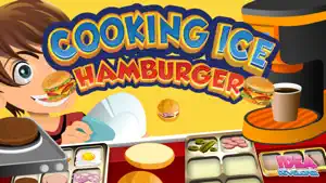 烹饪汉堡冰 - 游戏机食品汉堡截图1