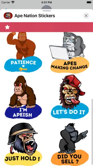 Ape Nation Stickers截图2