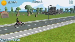 赛车游戏 最好的摩托车游戏 特技有趣的免费截图3