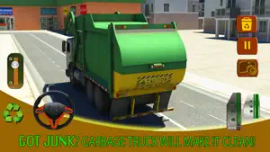 城市垃圾车模拟器 - City Garbage Truck截图2