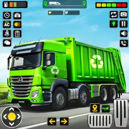 城市垃圾车模拟器 - City Garbage Truck