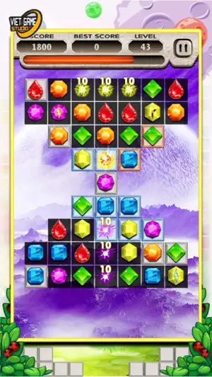 钻石爆爆乐 - Amazing Jewel 2016 Match 3: New Quest World Puzzle Edition HD截图4